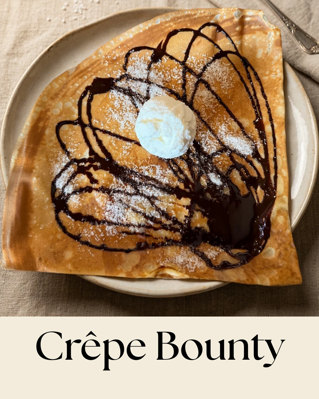 Crêpe Bounty
